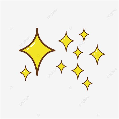 Diamond Star Vector PNG Images, Cartoon Diamond Star, Hand Painted ...