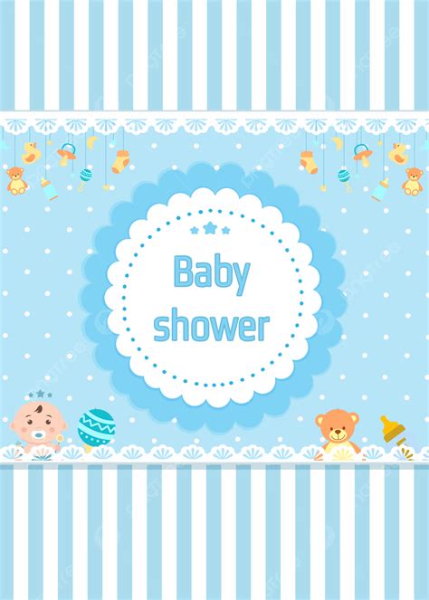 Background Baby Shower Beautiful New Born Card Template Download on Pngtree