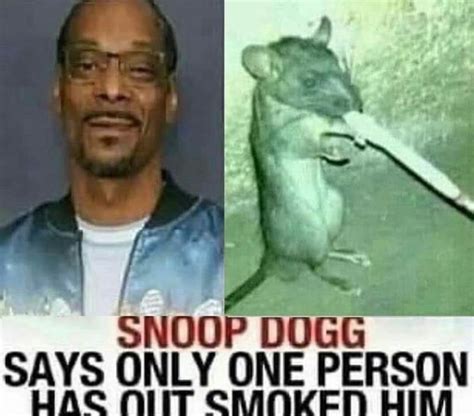 Snoop Dogg Says Only One Person Has Out Smoked Him Kojima Rat Smoking ...