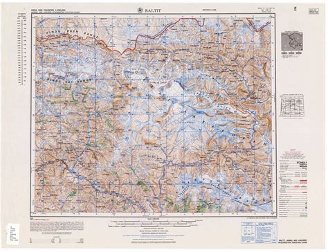 Map of the Batura Glacier Region of the Pakistan Karakorum