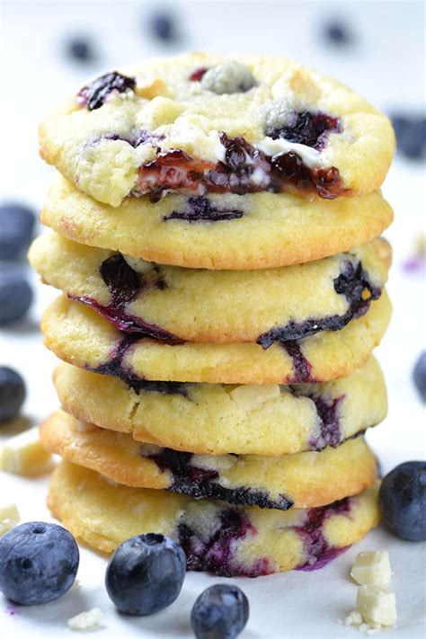 Best Ever Blueberry Cookies - OMG Chocolate Desserts