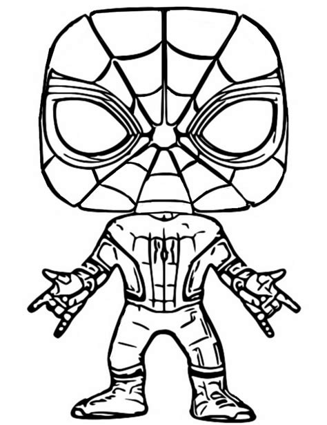 Målarbok Funko Pop Marvel : Spider-Man 5