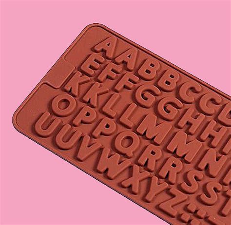 Alphabet Candy Mold, Silicone Alphabet Mold, Letters Chocolate Molds - Bakers Party Shop