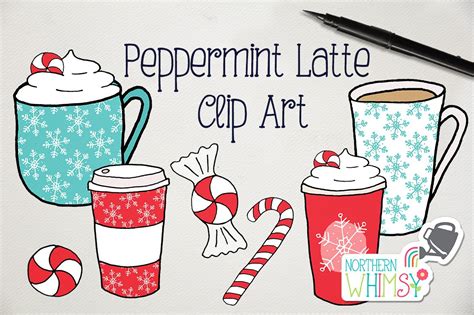 Christmas Coffee Illustrations | Photoshop Graphics ~ Creative Market