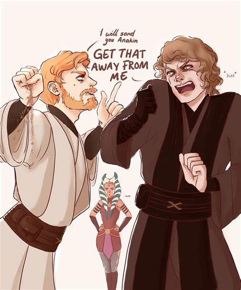 Echoing — Sometimes, Obi-wan gets tired of Anakin’s whining...