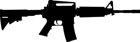 M4 carbine Airsoft gun Hop-up Metal - AR-15 Guns Cliparts png download ...