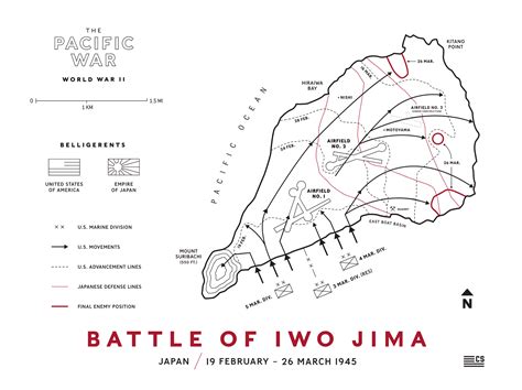 The Battle of Iwo Jima Map | USA-Made | Veteran-Owned – CIVVIESUPPLY