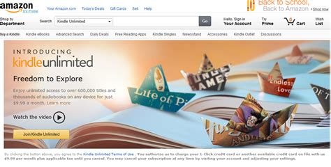 Amazon Testing Kindle Unlimited Book Subscription Service - Best eBook ...