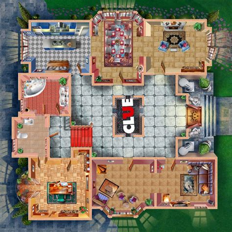 Create the new CLUEDO mansion for App gameplay | Other design contest