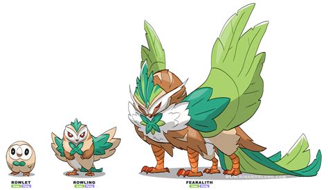 Rowlet - Fake Evolution by Coalbones on DeviantArt