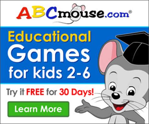 1st Month FREE ABCmouse.com Preschool & Kindergarten Games