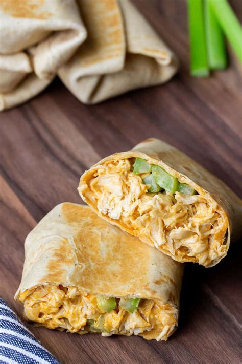 Grilled Buffalo Chicken Wraps Recipe - Delicious Little Bites