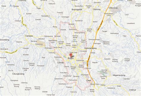 Bogor Map and Bogor Satellite Image