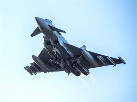 Royal Air Force Typhoons launch with new missile | Royal Air Force