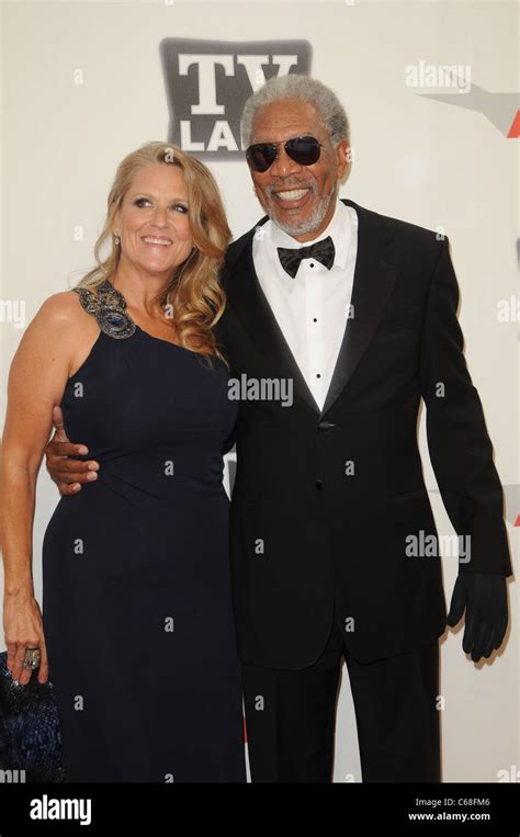 Morgan Freeman, Wife at arrivals for American Film Institute (AFI) 39th Life Achievement Award ...