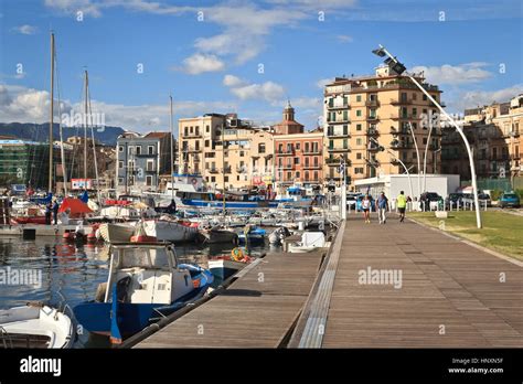 Yachts in Palermo port, Sicily, Italy Stock Photo - Alamy