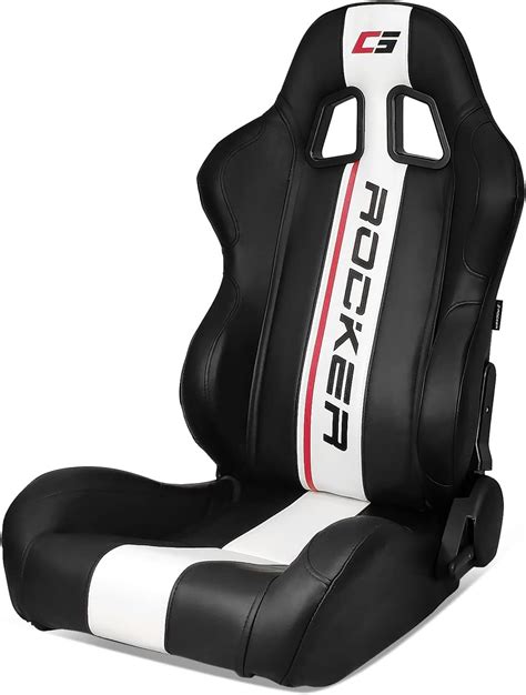 Amazon.com: IKON MOTORSPORTS, Universal Racing Seats with Dual Sliders ...