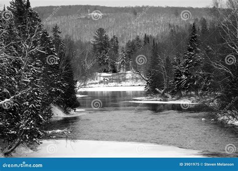 Frozen river stock image. Image of water, river, peace - 3901975