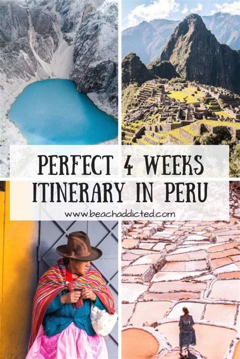 Perfect 4 Weeks Peru Itinerary With Our Highlights That Are Worth To ...