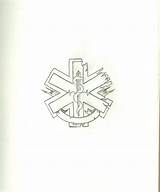 Emt Star Of Life Clip Art Sketch Coloring Page sketch template