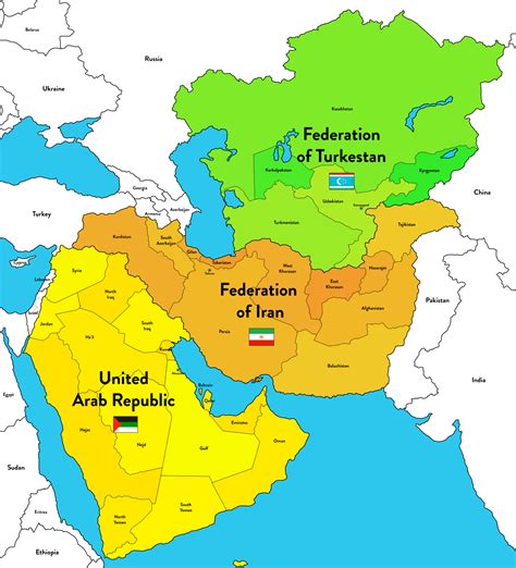 United Arab Republic. by u/Ben1152000 - Maps on the Web