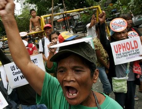 Filipino Militant Women Shout Slogans During Editorial Stock Photo - Stock Image | Shutterstock