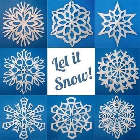 Creative Ideas - 8 Easy Paper Snowflake Templates | iCreativeIdeas.com