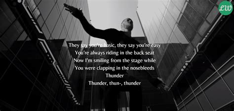 Thunder Lyrics - Dan Reynolds Ft Joseph Kahn - LyricsWaala