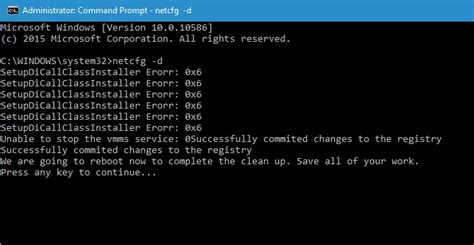 How To Cleanup and Reset Network Adapters using Command Prompt