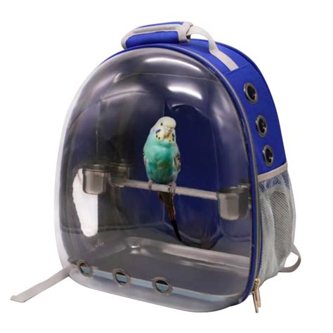 Outdoor Bird backpack With feeder Parrot Carriers Cage Parrot Bag With ...