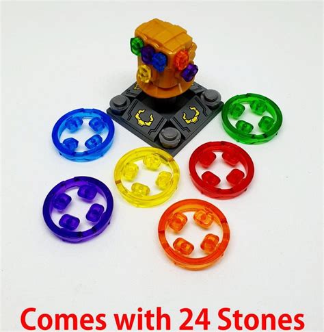 Lego Fit Infinity 24 Stones Gauntlet With Avengers Thanos War | Etsy