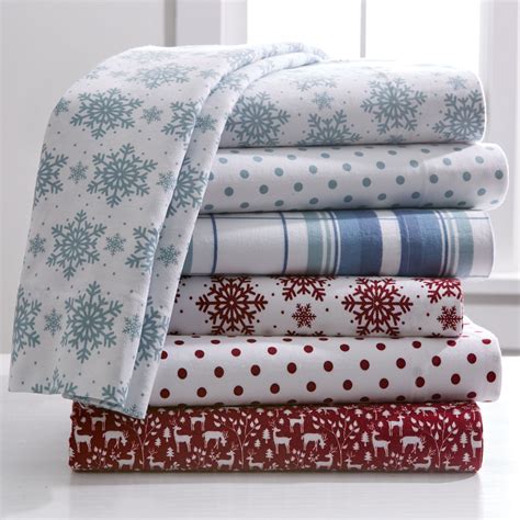 Cotton Flannel Print Sheet Set| Sheets | Brylane Home