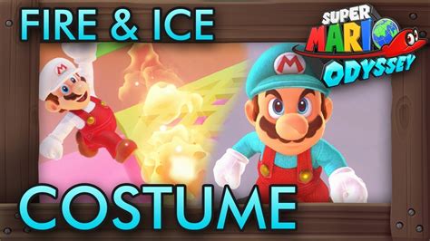 Fire Mario & Ice Mario Costume in Super Mario Odyssey - YouTube