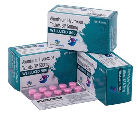 Aluminium hydroxide Tablets Manufacturer & Supplier India