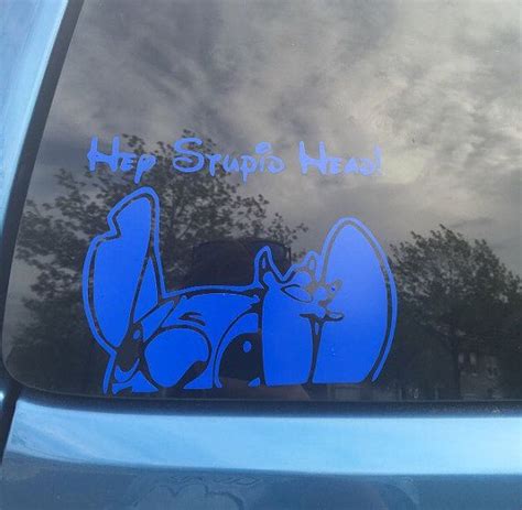 Lilo and Stitch Disney Decals for Cars Lilo and Stitch Car | Etsy | Disney decals, Lilo and ...