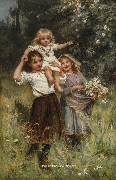 "Wild Roses" Frederick Morgan (1847 - 1927)