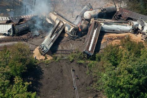 News of the world in photos: Train explodes into flames in Ohio