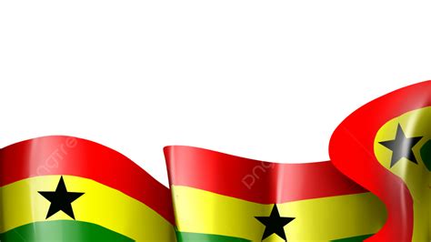 Ghana Flag White Transparent, Ghana Flag Waving Border, National Flag ...