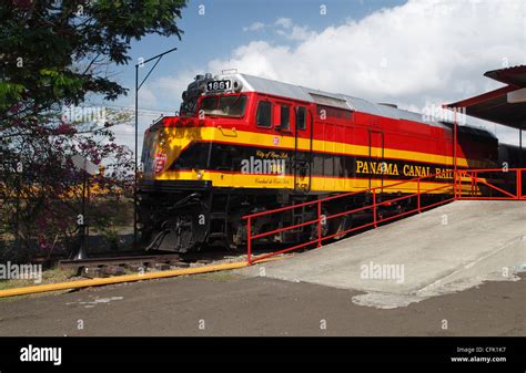 Train #1861, A EMD F40PH Of The Panama Canal Railway In The Station ...