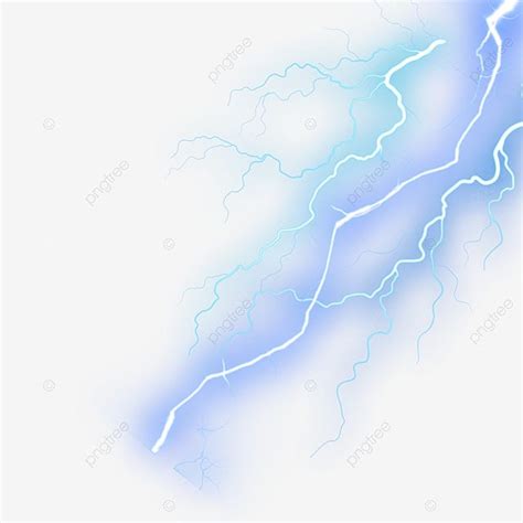 Decorative Lightning Effect Material PNG and PSD