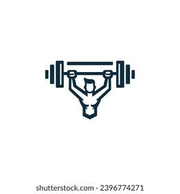 Elegant Gym Logo Design Weight Lifting Stock Vector (Royalty Free) 2396774269 | Shutterstock