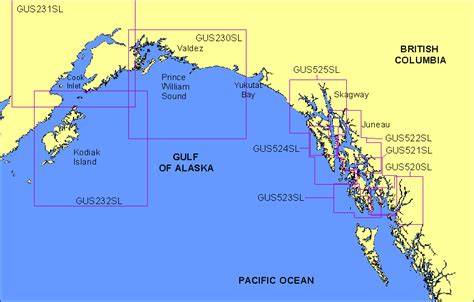 Garmin: Offshore Cartography G-Charts: Gulf of Alaska - Large Charts