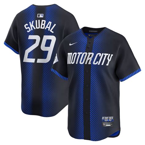 Detroit Tigers Nike MLB Limited City Connect Jersey - Navy - Tarik Skubal - Mens | Rebel Sport