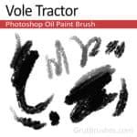 Vole Tractor - Photoshop Oil Brush - Grutbrushes.com