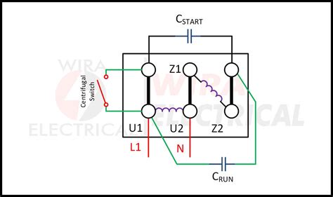 Single Phase Motor Wiring Diagram - Printable Form, Templates and Letter