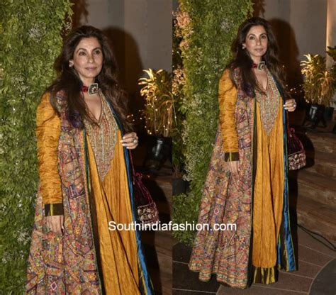 Dimple Kapadia in Abu Jani Sandeep Khosla – South India Fashion