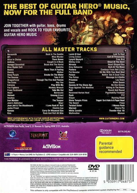 Rock Band Track Pack Volume 2 Box Shot for PlayStation 2 - GameFAQs