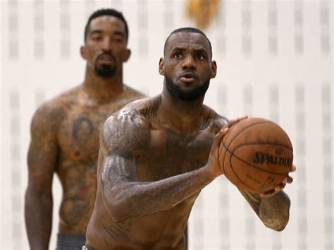 LeBron James Working Out With Cavs Teammates in Miami | SLAM