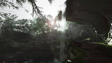 Waterfall Sounds | Hidden Cave by beautiful waterfall Ambience, Hidden ...