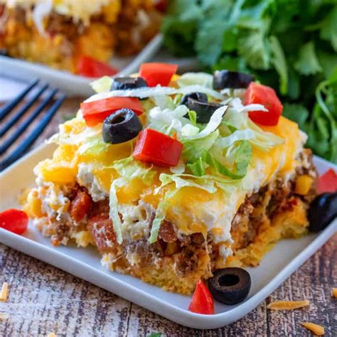 Mexican Taco Pie Casserole Recipe | Deporecipe.co